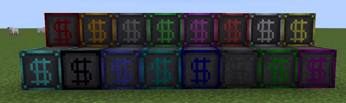 Image of colored adminshops in-game